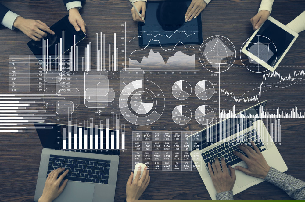 Business,Information,And,Infographics,Concept. gestionale per aziende